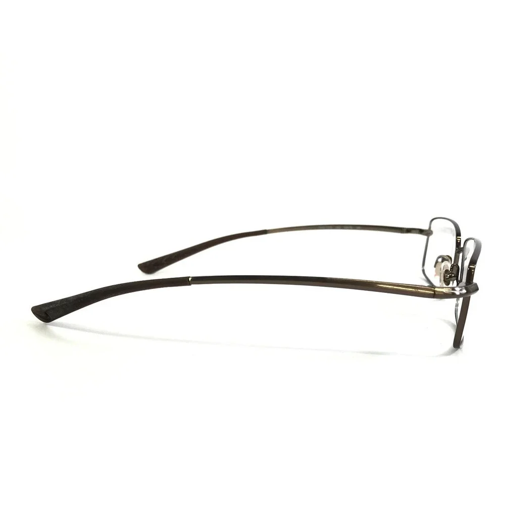 Nike Eyeglasses Frames 6008 200 Gloss Gunmetal Wire Rim Titanium 54-18-140